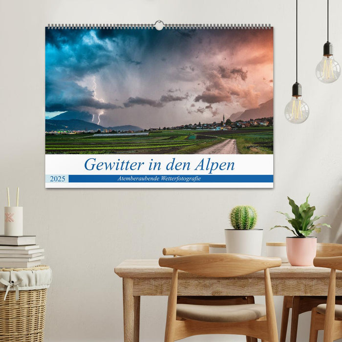 Gewitter in den Alpen (CALVENDO Wandkalender 2025)