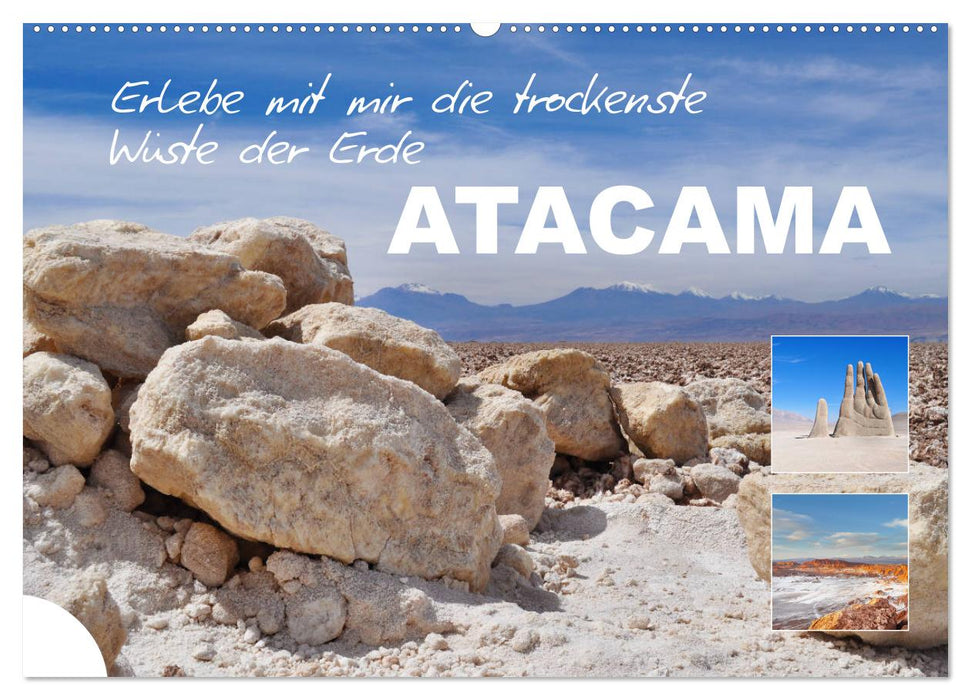 Erlebe mit mir die trockenste Wüste der Erde Atacama (CALVENDO Wandkalender 2025)