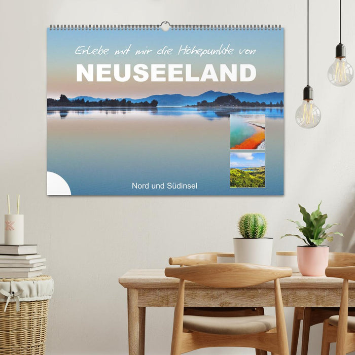 Erlebe mit mir die Höhepunkte von Neuseeland (CALVENDO Wandkalender 2025)