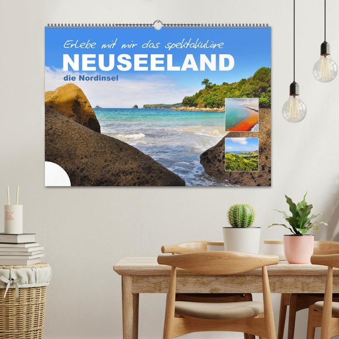 Erlebe mit mir das spektakuläre Neuseeland (CALVENDO Wandkalender 2025)