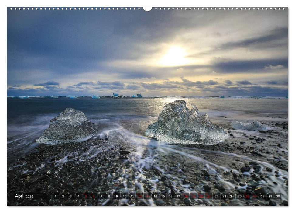 Winterwunder auf Island (CALVENDO Premium Wandkalender 2025)