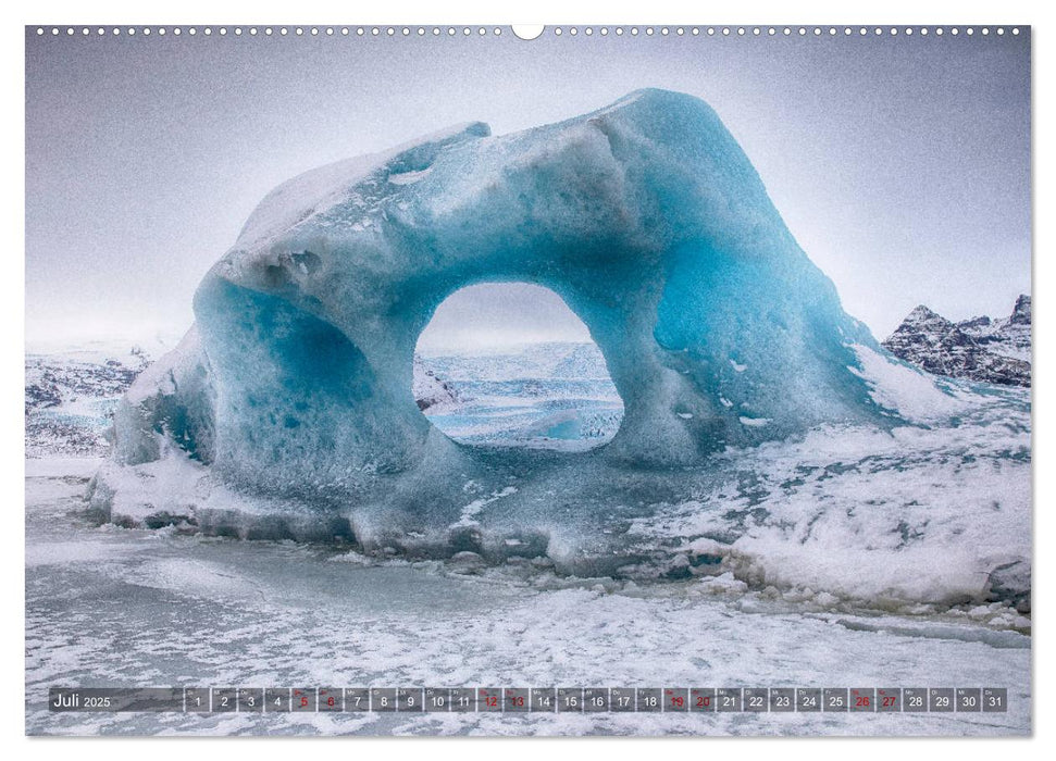 Winterwunder auf Island (CALVENDO Premium Wandkalender 2025)