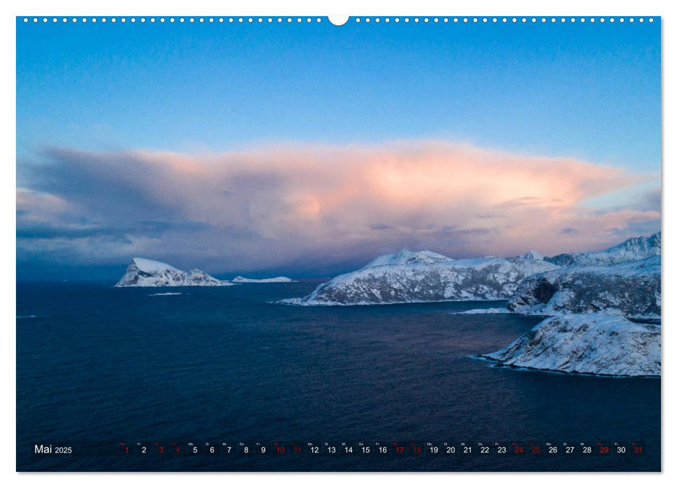 Polarnacht in Tromsø (CALVENDO Wandkalender 2025)