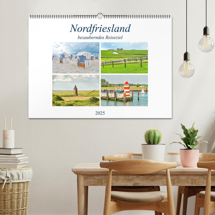 Nordfriesland - bezauberndes Reiseziel (CALVENDO Wandkalender 2025)