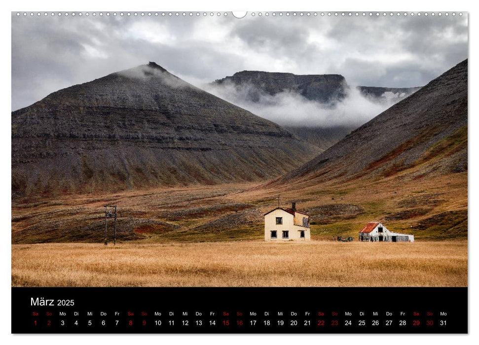 Island abseits der Touristenpfade (CALVENDO Wandkalender 2025)