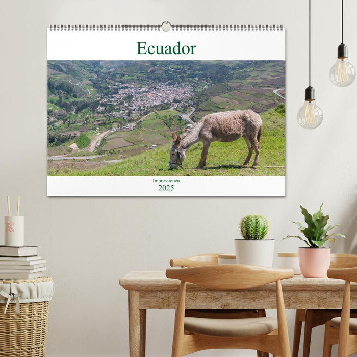 Ecuador - Impessionen (CALVENDO Wandkalender 2025)