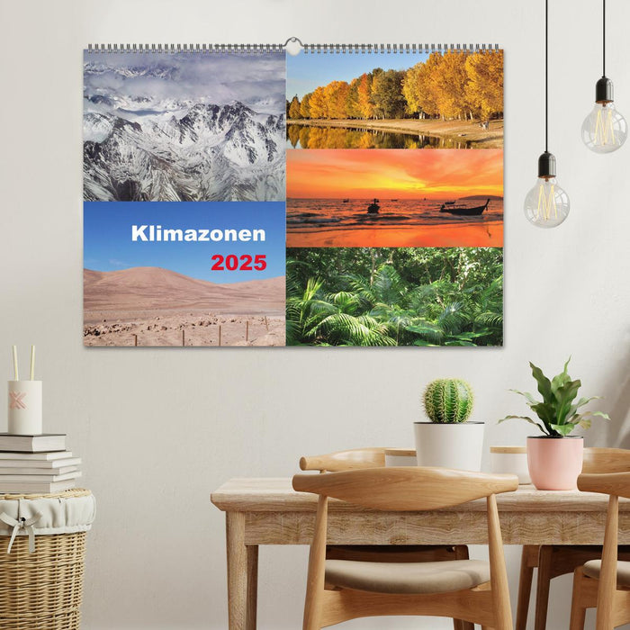 Klimazonen 2025 (CALVENDO Wandkalender 2025)