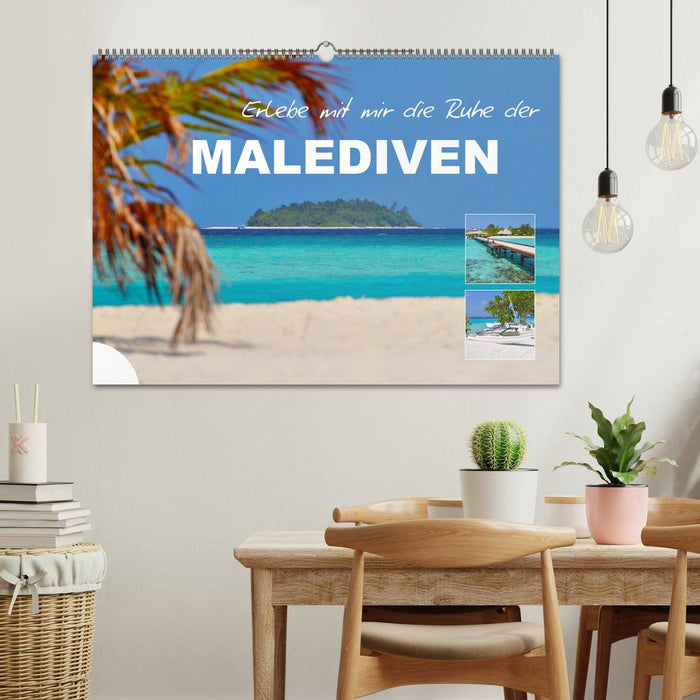 Erlebe mit mir die Ruhe der Malediven (CALVENDO Wandkalender 2025)