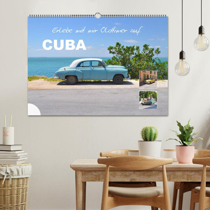 Erlebe mit mir Oldtimer auf Cuba (CALVENDO Wandkalender 2025)