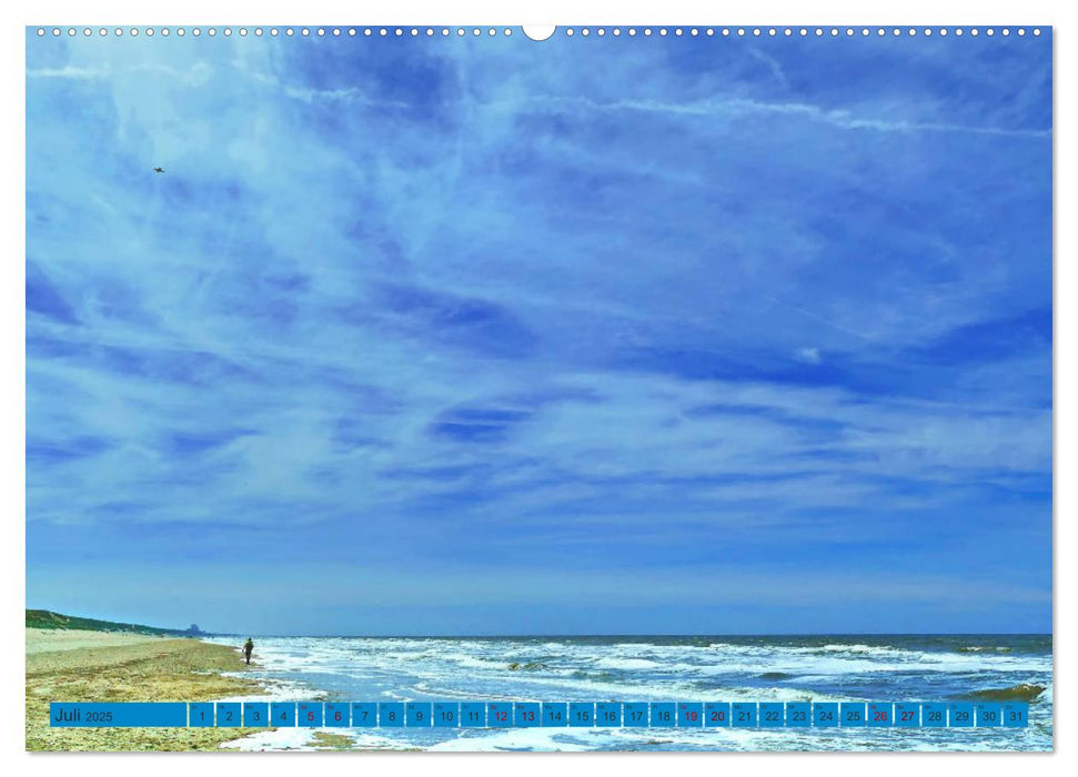 Holland - Die Nordsee von Zandvoort bis Breskens (CALVENDO Premium Wandkalender 2025)