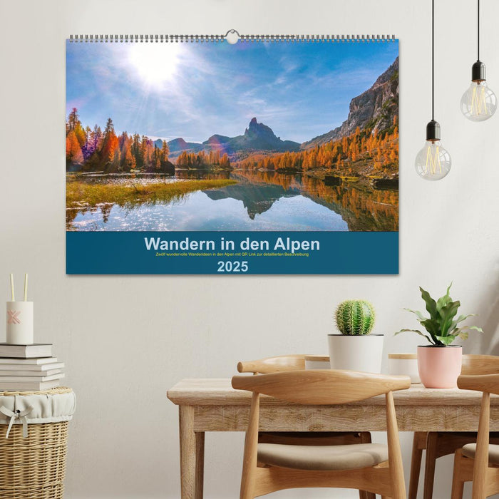 Wandern in den Alpen (CALVENDO Wandkalender 2025)