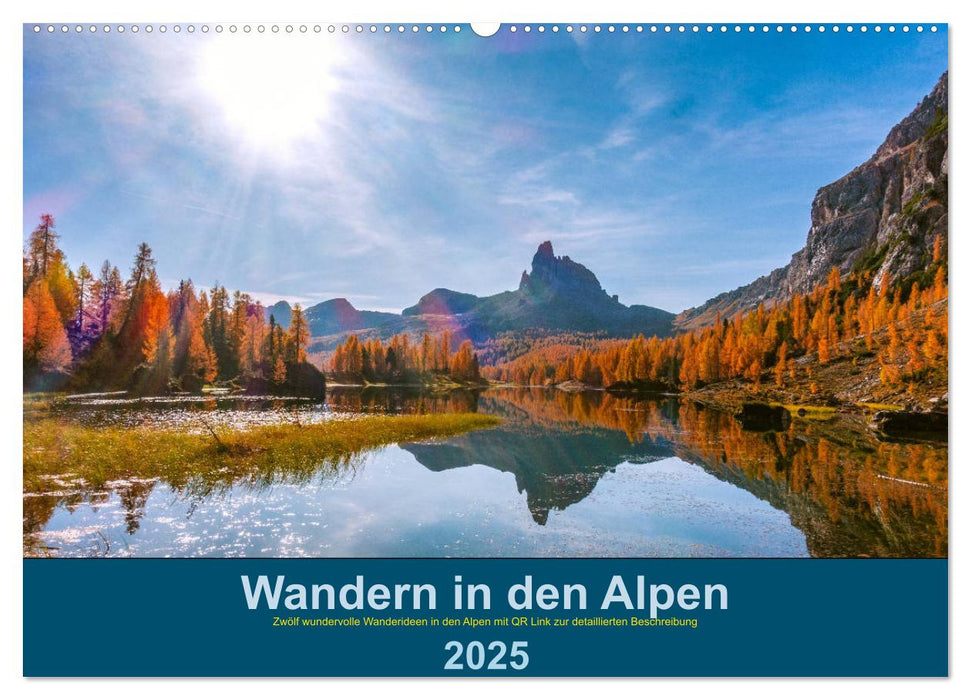 Wandern in den Alpen (CALVENDO Wandkalender 2025)