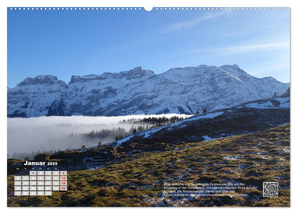 Wandern in den Alpen (CALVENDO Wandkalender 2025)