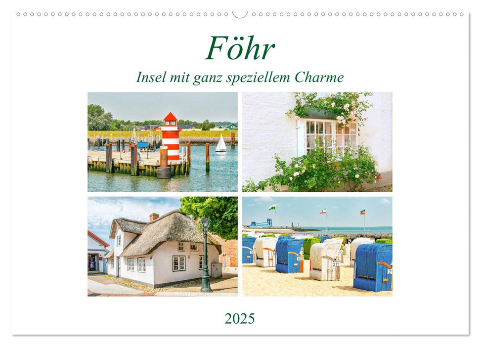 Föhr - Insel mit ganz speziellem Charme (CALVENDO Wandkalender 2025)