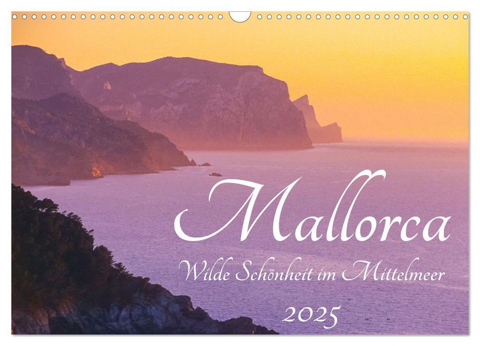 Mallorca - Wilde Schönheit im Mittelmeer (CALVENDO Wandkalender 2025)