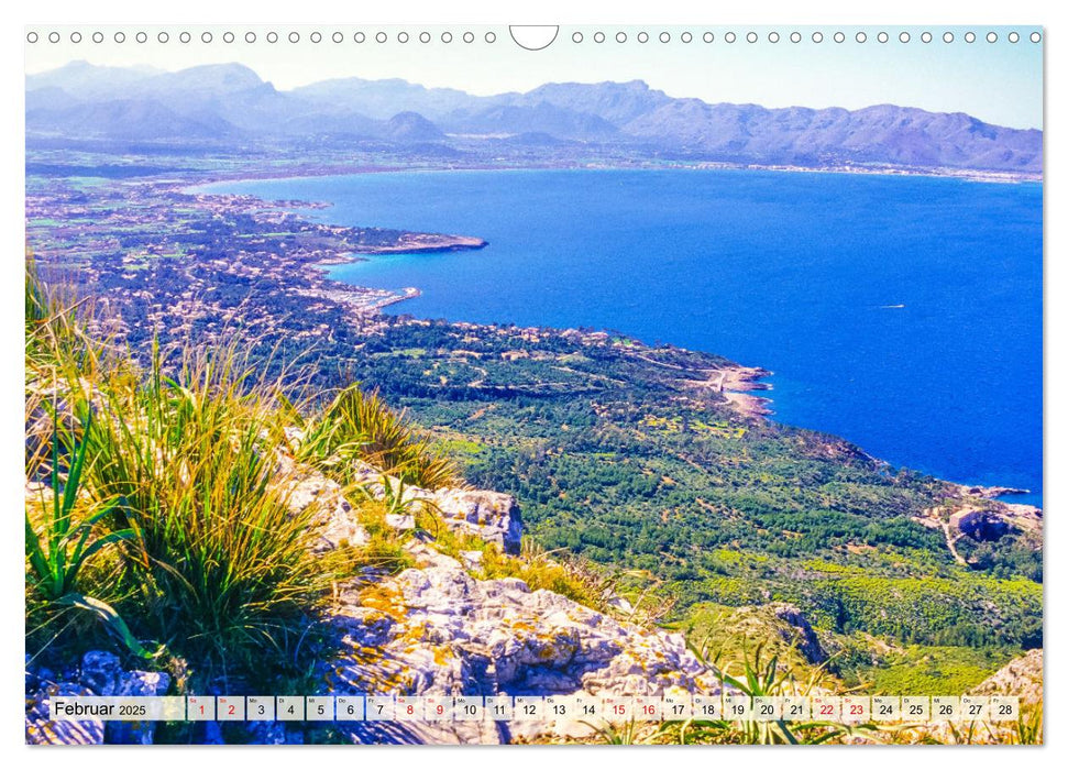 Mallorca - Wilde Schönheit im Mittelmeer (CALVENDO Wandkalender 2025)