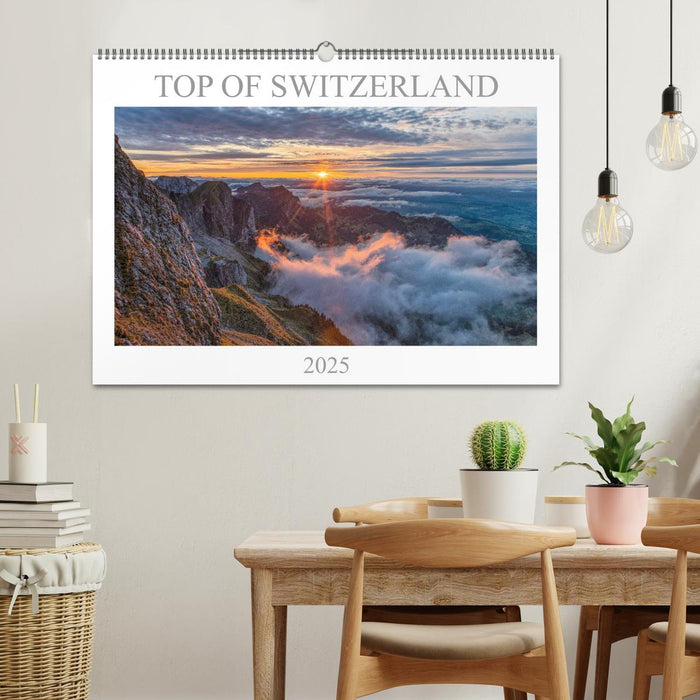 Top of Switzerland (CALVENDO Wandkalender 2025)