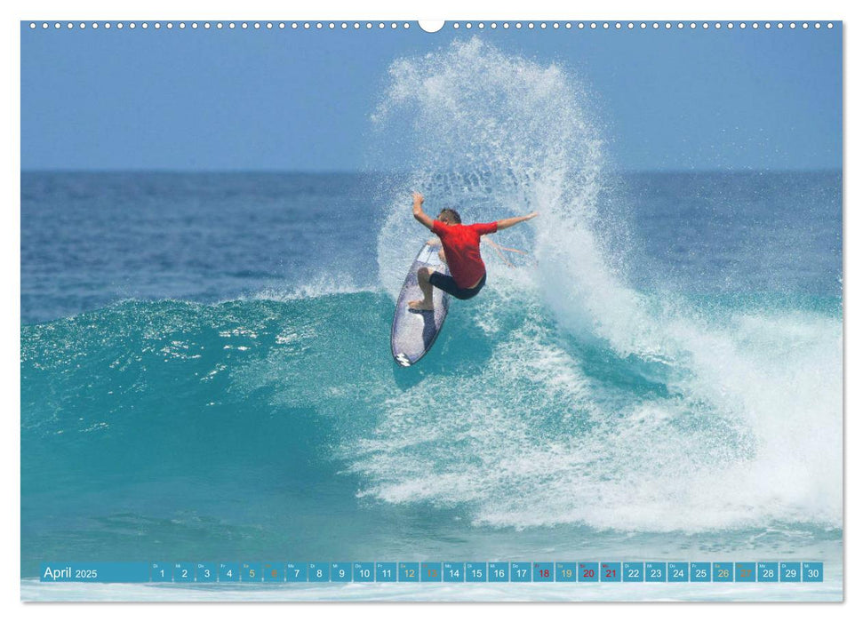 Surfen: Die perfekte Welle finden - Edition Funsport (CALVENDO Wandkalender 2025)