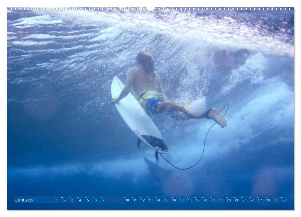 Surfen: Die perfekte Welle finden - Edition Funsport (CALVENDO Wandkalender 2025)