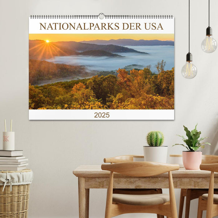 Nationalparks der USA (CALVENDO Wandkalender 2025)