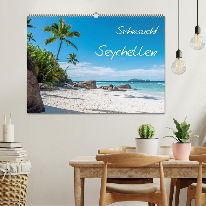 Sehnsucht Seychellen (CALVENDO Wandkalender 2025)