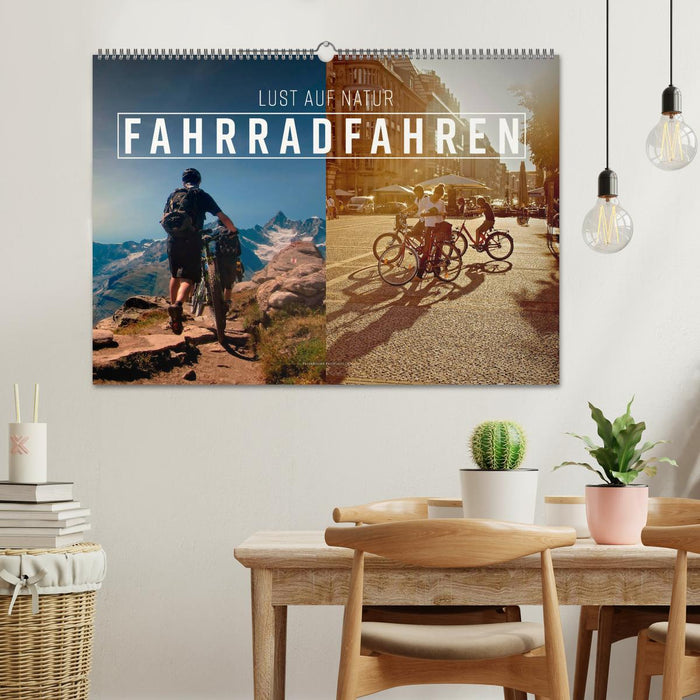 Fahrradfahren - Lust auf Natur (CALVENDO Wandkalender 2025)