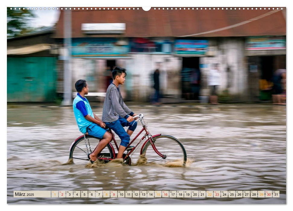 Fahrradfahren - Lust auf Natur (CALVENDO Wandkalender 2025)