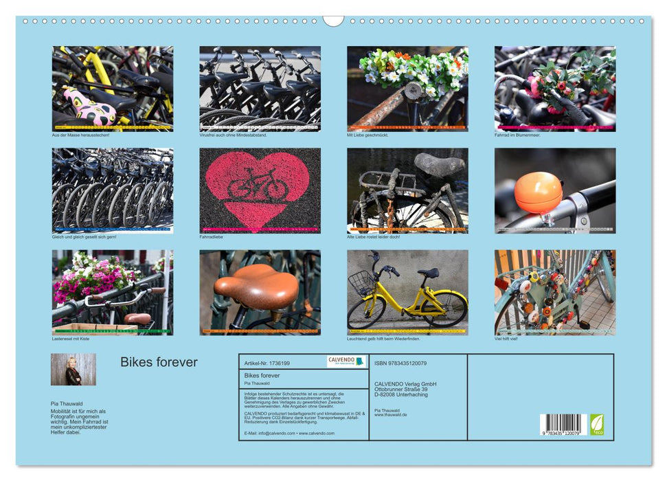 Bikes forever (CALVENDO Wandkalender 2025)