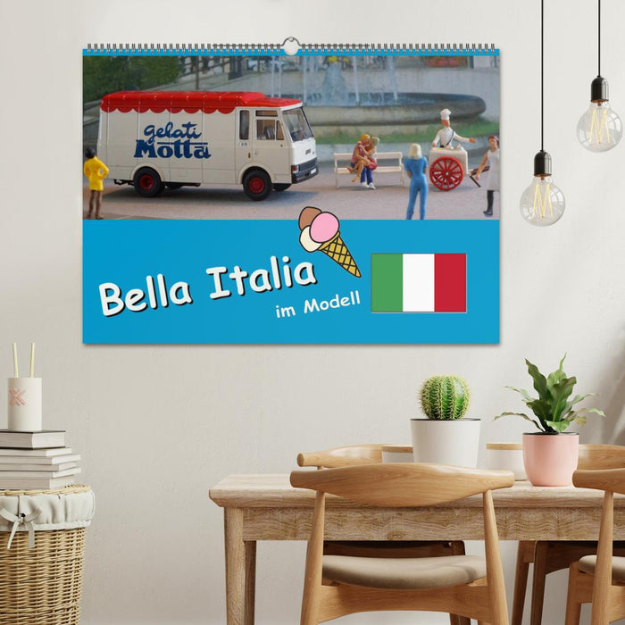 Bella Italia im Modell (CALVENDO Wandkalender 2025)