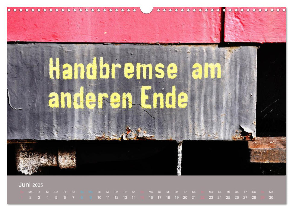 EISENBAHNPOESIE (CALVENDO Wandkalender 2025)