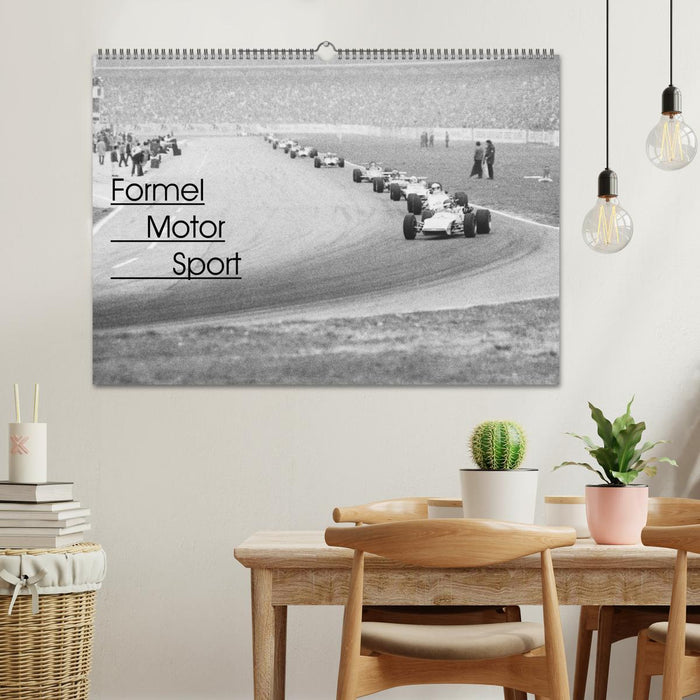 Formel Motor Sport (CALVENDO Wandkalender 2025)