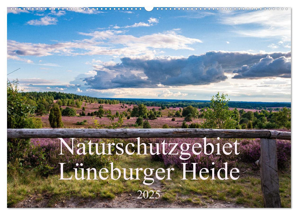 Naturschutzgebiet Lüneburger Heide (CALVENDO Wandkalender 2025)