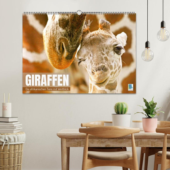 Giraffen: die afrikanischen Tiere mit Weitblick (CALVENDO Wandkalender 2025)