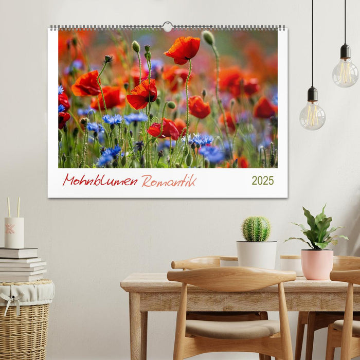 Mohnblumen Romantik (CALVENDO Wandkalender 2025)