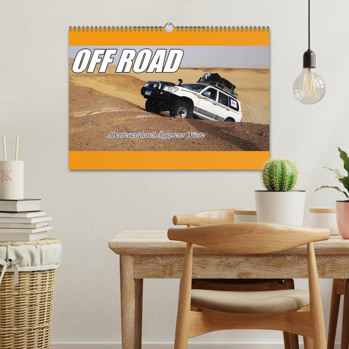 OFF ROAD Abenteuer durch Ägyptens Wüste (CALVENDO Wandkalender 2025)