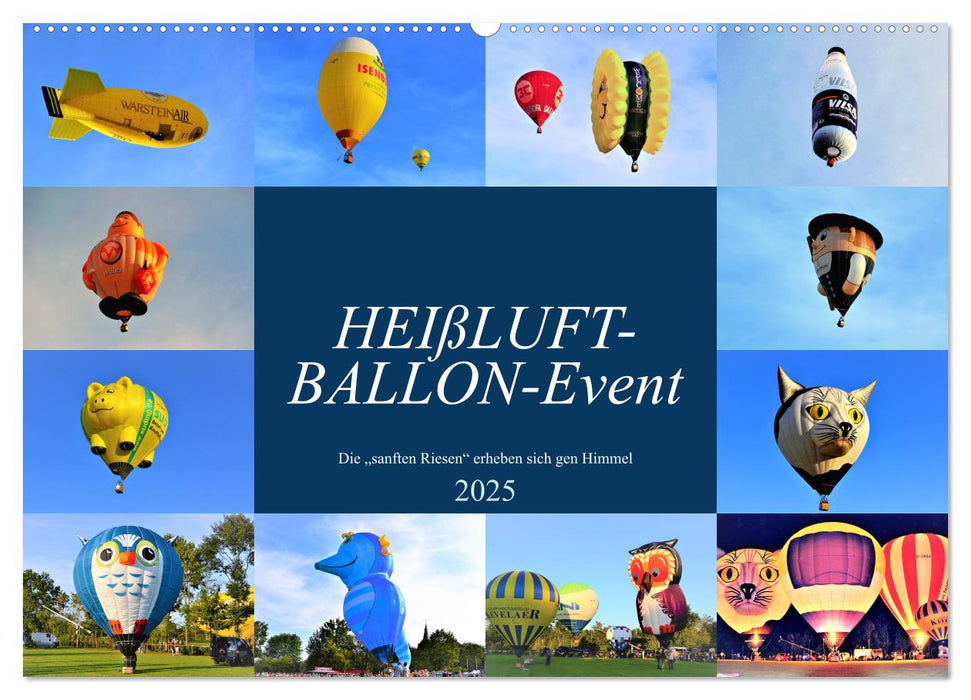 HEIßLUFT-BALLON-Event (CALVENDO Wandkalender 2025)