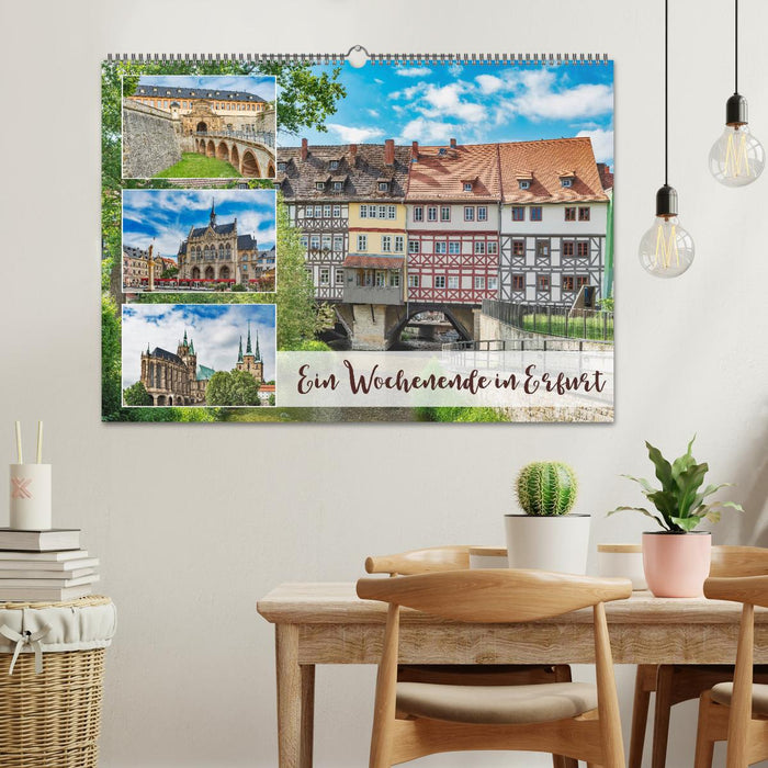 Ein Wochenende in Erfurt (CALVENDO Wandkalender 2025)