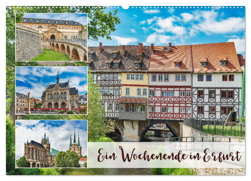 Ein Wochenende in Erfurt (CALVENDO Wandkalender 2025)