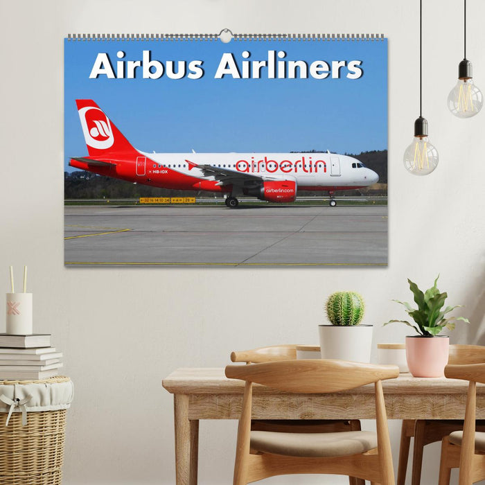 Airbus Airliners (CALVENDO Wandkalender 2025)