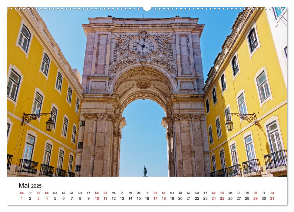 Lissabon und seine Wahrzeichen - Zwischen Tradition und Moderne (CALVENDO Wandkalender 2025)