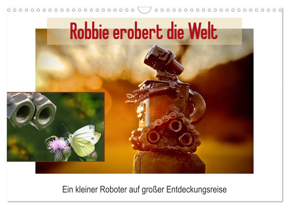 Robbie erobert die Welt (CALVENDO Wandkalender 2025)