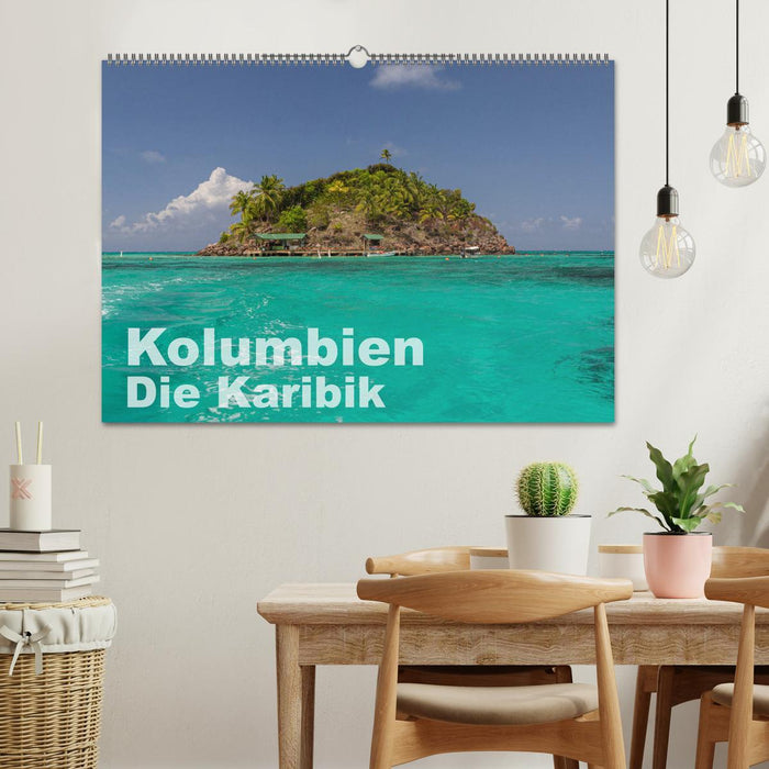 Kolumbien - Die Karibik (CALVENDO Wandkalender 2025)