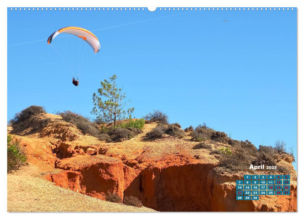 Die Lust am Paragliding (CALVENDO Premium Wandkalender 2025)