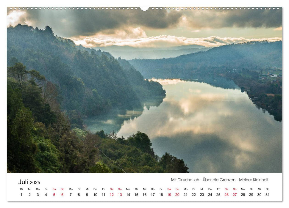 Chile DesConocido (CALVENDO Premium Wandkalender 2025)