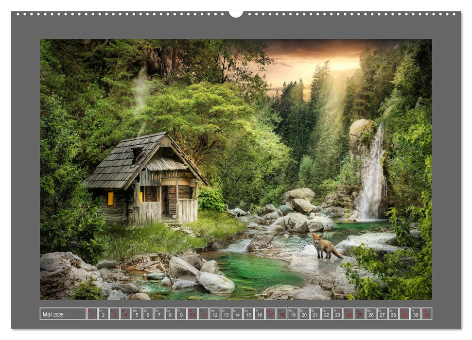 Zufluchten (CALVENDO Premium Wandkalender 2025)