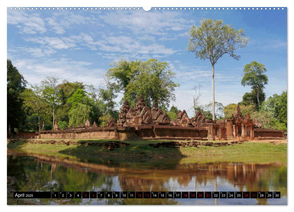 Angkor - Mythos im Reich der Khmer (CALVENDO Premium Wandkalender 2025)