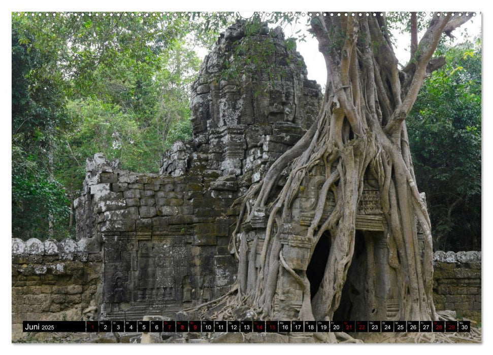 Angkor - Mythos im Reich der Khmer (CALVENDO Premium Wandkalender 2025)