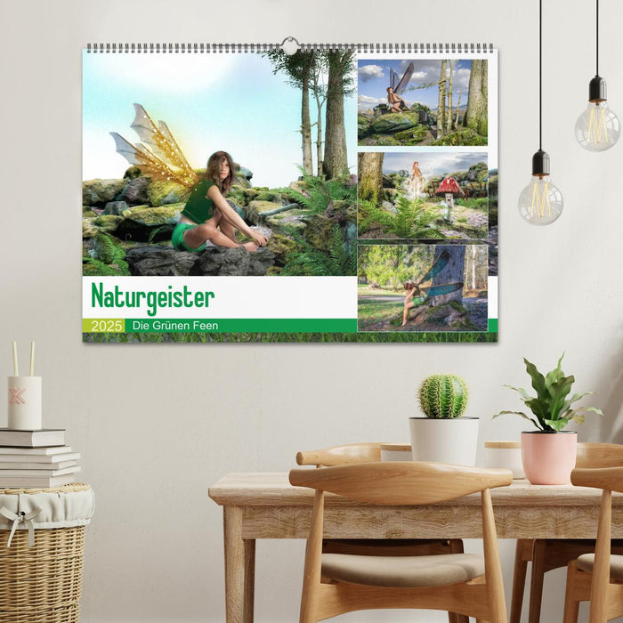 Naturgeister Die Grünen Feen (CALVENDO Wandkalender 2025)