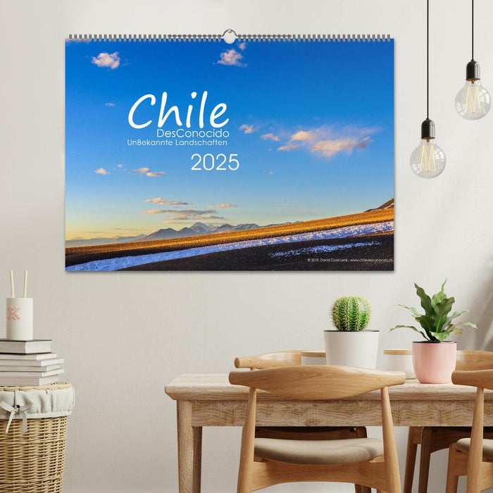 Chile DesConocido (CALVENDO Wandkalender 2025)