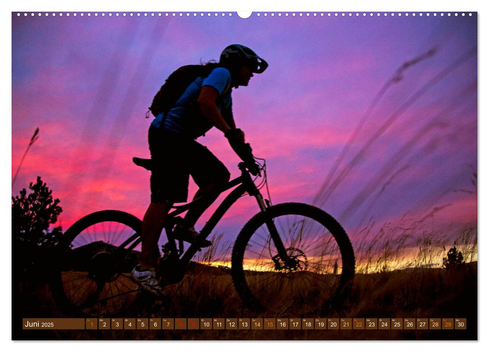 Mountainbike - Über Stock und Stein: Edition Funsport (CALVENDO Premium Wandkalender 2025)